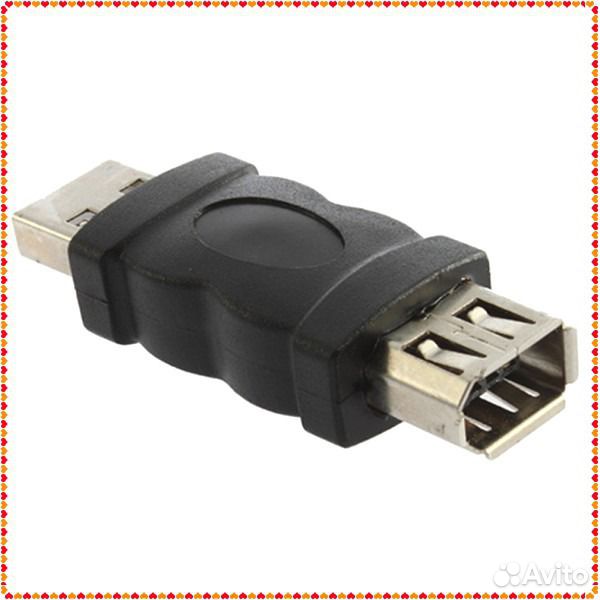 Новый Firewire IEEE 1394 6 контакт. женский и USB мужчина адаптер переходни