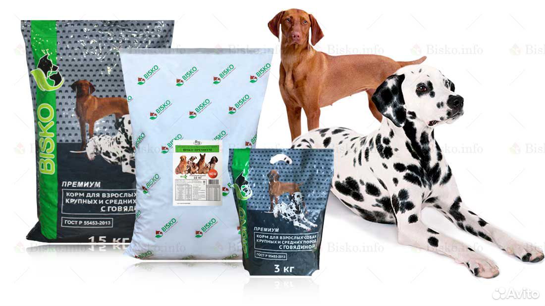 Сухой корм для собак Премиум-класса биско 10 кг купить на Зозу.ру - фотография № 1