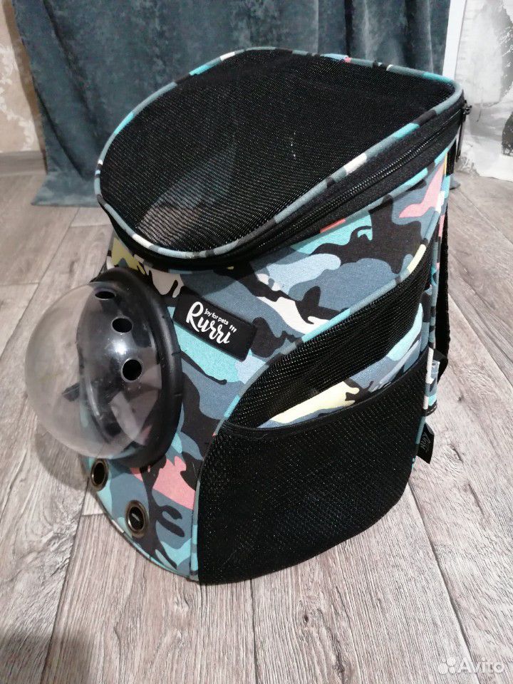 Рюкзак переноска для кошек и собак с иллюминатором купить на Зозу.ру - фотография № 6