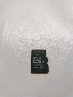 Карта памяти MicroSD 4Gb