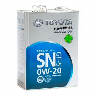 Моторное масло toyota SAE 0W20 API SN