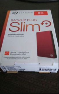 Внешний жесткий диск Seagate Backup Plus Slim 2Tb