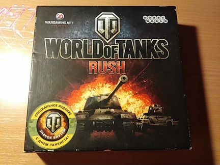 Настольная игра. World of Tanks Rush
