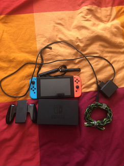 Nintendo Switch Red/Blue(прошитый)