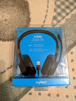 Logitech H390 stereo headset гарнитура наушники