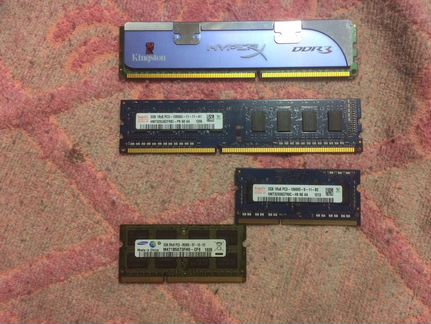 DDR3 DDR2 DDR1 Оперативные памяти