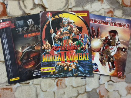 Mortal Kombat 2,Panini, ещё 2 журнала + наклейки