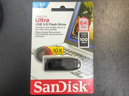 USB 3.0 флешка 64 Gb SanDisk