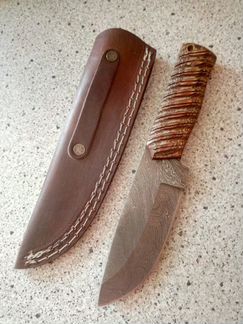 Нож дамасская сталь