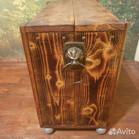 Тумба под телевизор винтаж, ручная работа