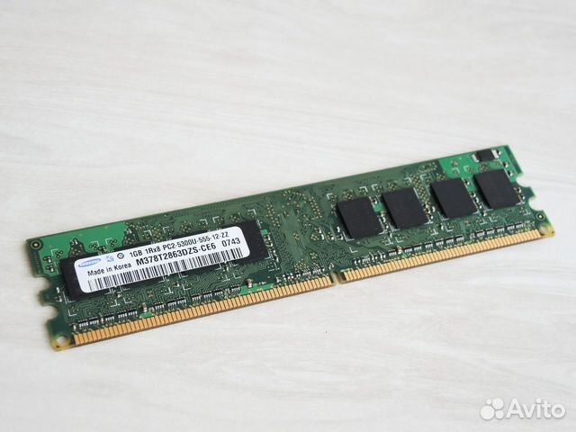 Озу dimm DDR2 Samsung M378T2863DZS-CE6 1 GB