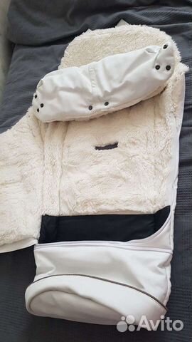 Зимний конверт в коляску новый