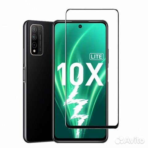 Защитное стекло 10D Honor 10X Lite