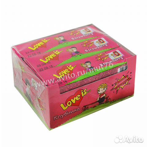 Жевательная резинка love IS