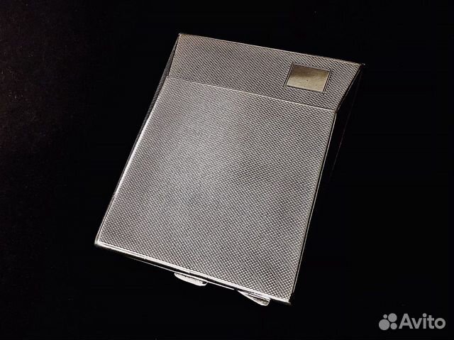 Портсигар серебро 1917 год старинный