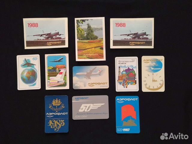 Календарики СССР 