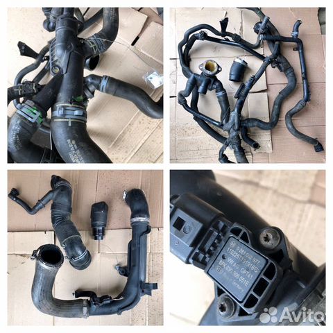 Патрубки охлаждения 2.0 TDI cbab VW Tiguan