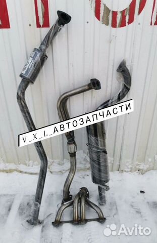 Прямоток ваз 2101-2107(комплект выхлопа)