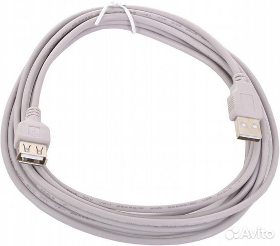 Кабель-удлинитель USB 2.0 AM-AF, длина 3м