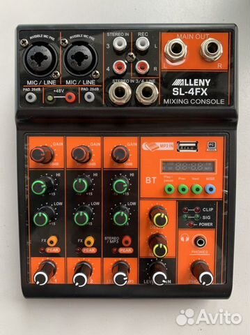 Микшерный пульт lleny SL-4fx