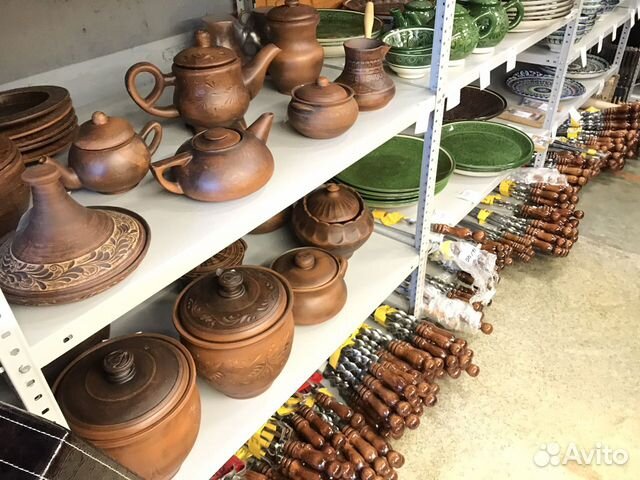 Посуда из красной глины