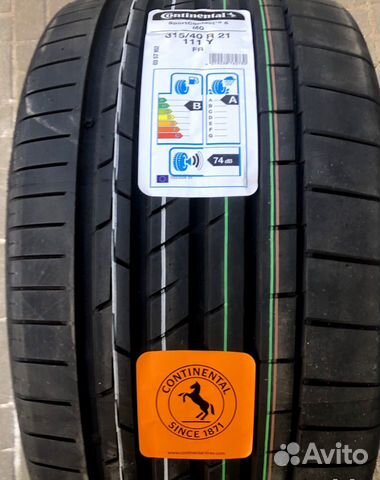Continental ContiSportContact 6 275/45 R21 и 315/40 R21 110Y