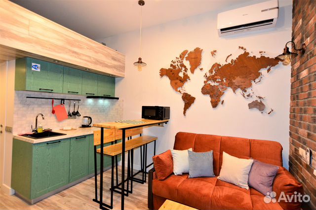 

1-к. квартира, 21 м², 2 кровати