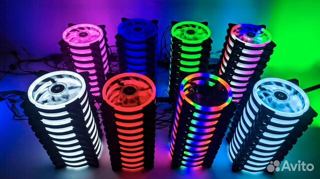 RGB вентиляторы для системника 12см