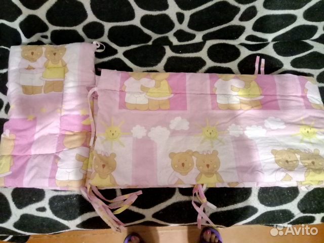 Балдахин с бортиками в кроватку