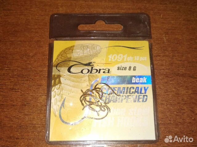 Крючки рыболовные Cobra 1091 qty 10 pcs