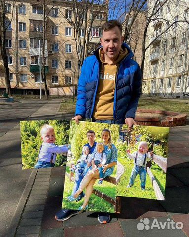 Фото на холсте, портрет по фото, печать на холсте