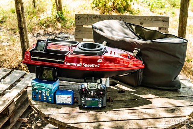 Карповый кораблик,камера,вертушка,25А,эхолот,сумка