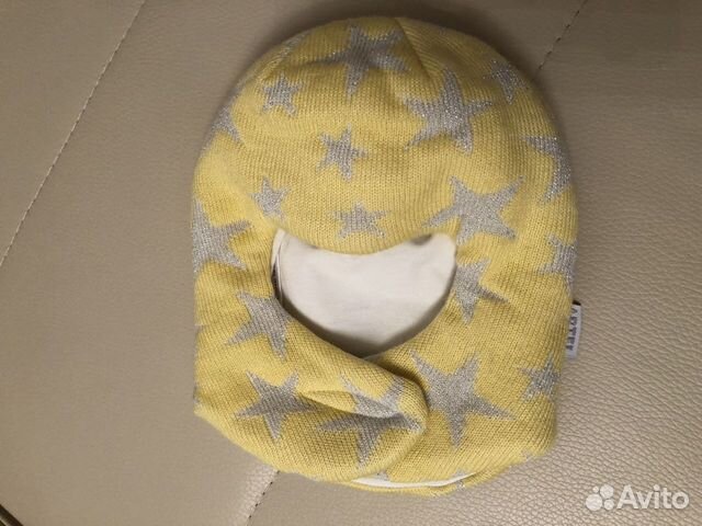 Новая демисезонная шапка шлем р. 40