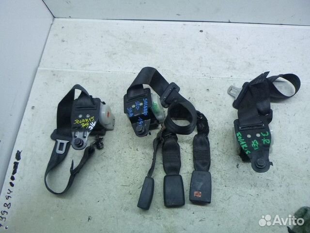 Ремень задний левый hyundai solaris 2010