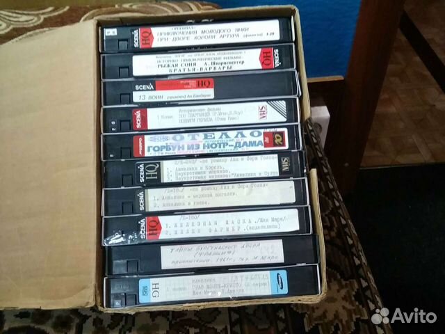 Видеокассеты записанные неигранные