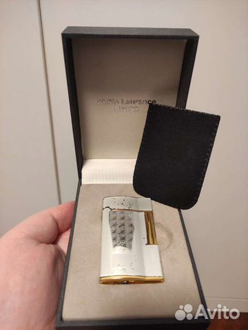 Зажигалка и кожаный чехол Philip Laurence
