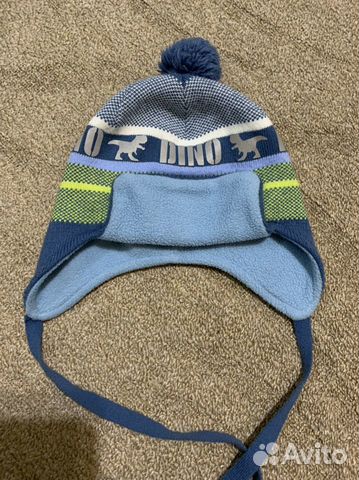 Шапка зимняя демесезон для мальчика 48/50