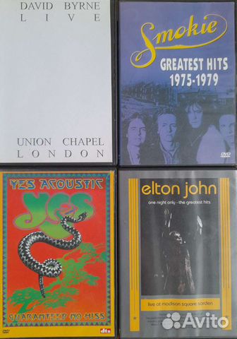 Музыка на двд дисках, классика рока и металла