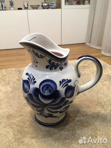 Кувшин СССР. Гжель