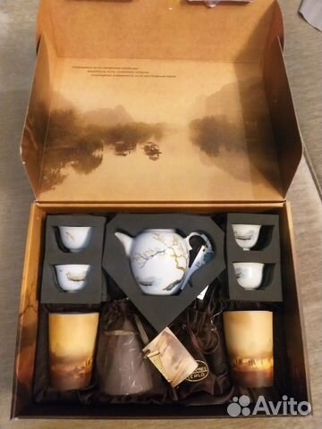 Чайный подарочный набор на 4 персоны