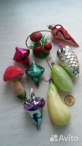 Елочные игрушки СССР