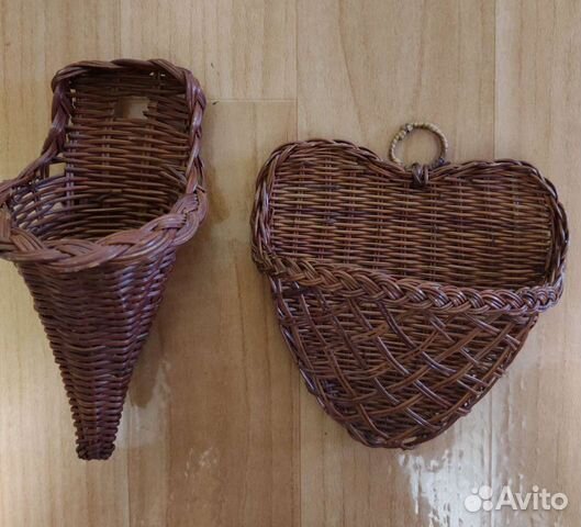 Ваза и кашпо для цветов плетеные