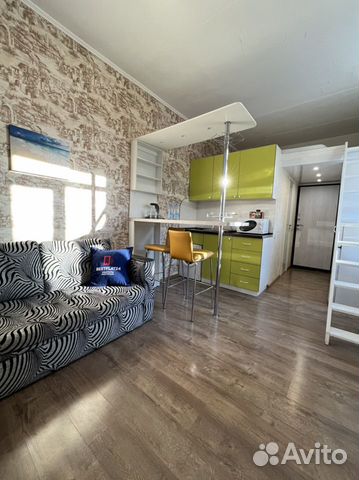 

1-к. квартира, 21 м², 2 кровати
