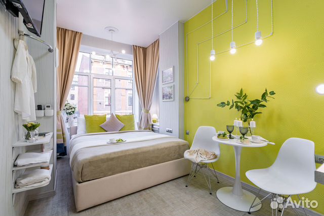 

Квартира-студия, 20 м², 2 кровати