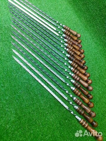 Шампуры с деревянной рукоятью