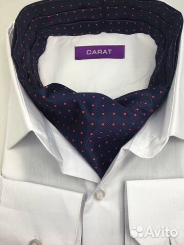 Новый аскот-мужской шейный платок синий