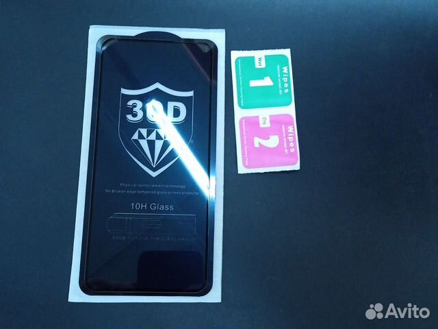 Защитное стекло на Samsung A11/M11 чёрное