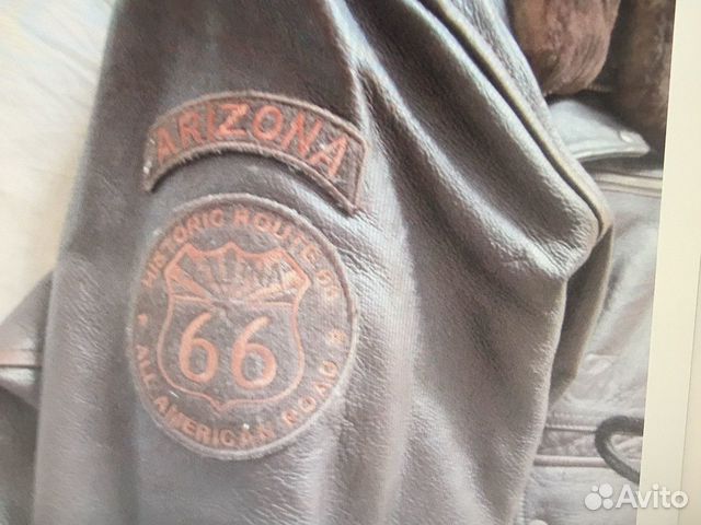 Кожаная куртка мужская пилот Аризона