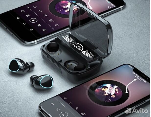 Беспроводные наушники M10 сенсорные