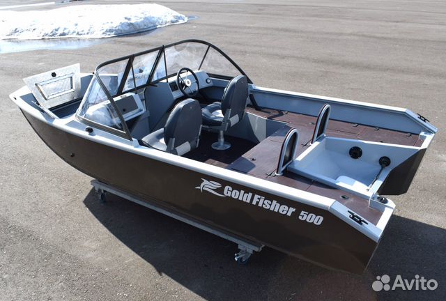 Новый катер для рыбалки Gold Fisher 500 DCM fish